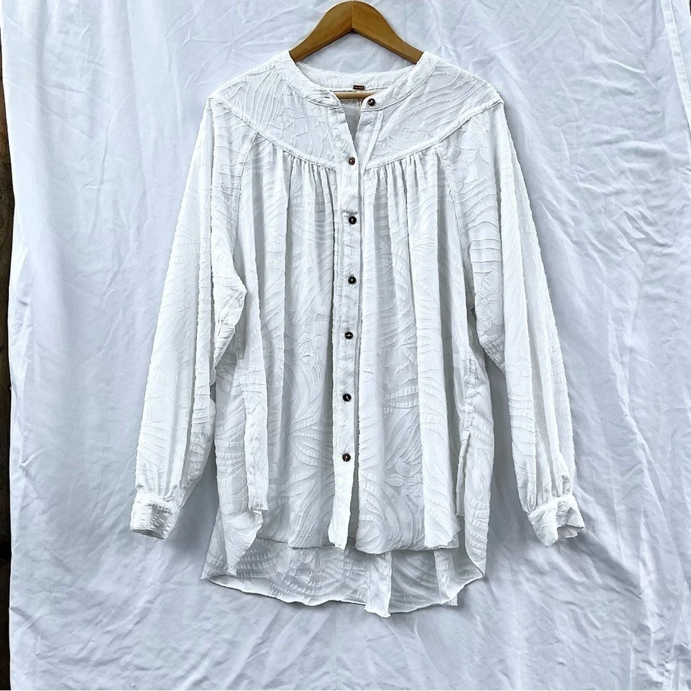 FREE PEOPLE | CAN’T STOP DREAMING TUNIC IN WHITE MEDIUM